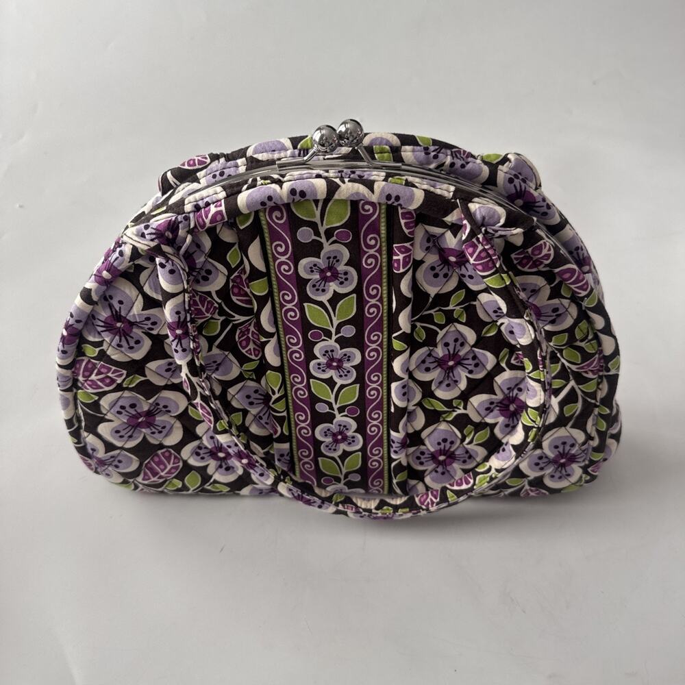 Vera Bradley Shoulder Bag Eloise Kiss Lock Quilted Paisley Boho Cottagecore